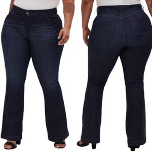 NWT Torrid Indigo Mid Rise Flair Jeans 16R